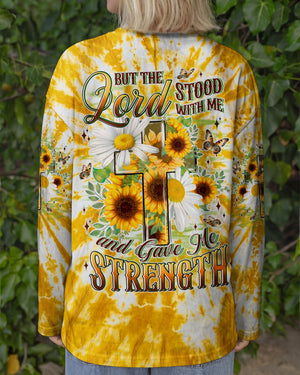Lord Stood With Me Cross Flowers Women's All Over Print Shirt - Tyln2304261