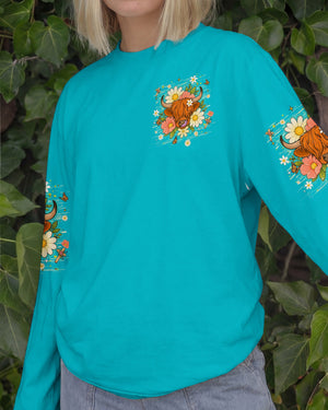 Follow The Word Highland Cow Women's All Over Print Shirt - Tlhn0707262