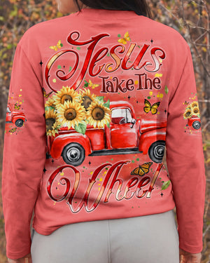 Jesus Take The Wheel Women's All Over Print Shirt - Tyqy1704262
