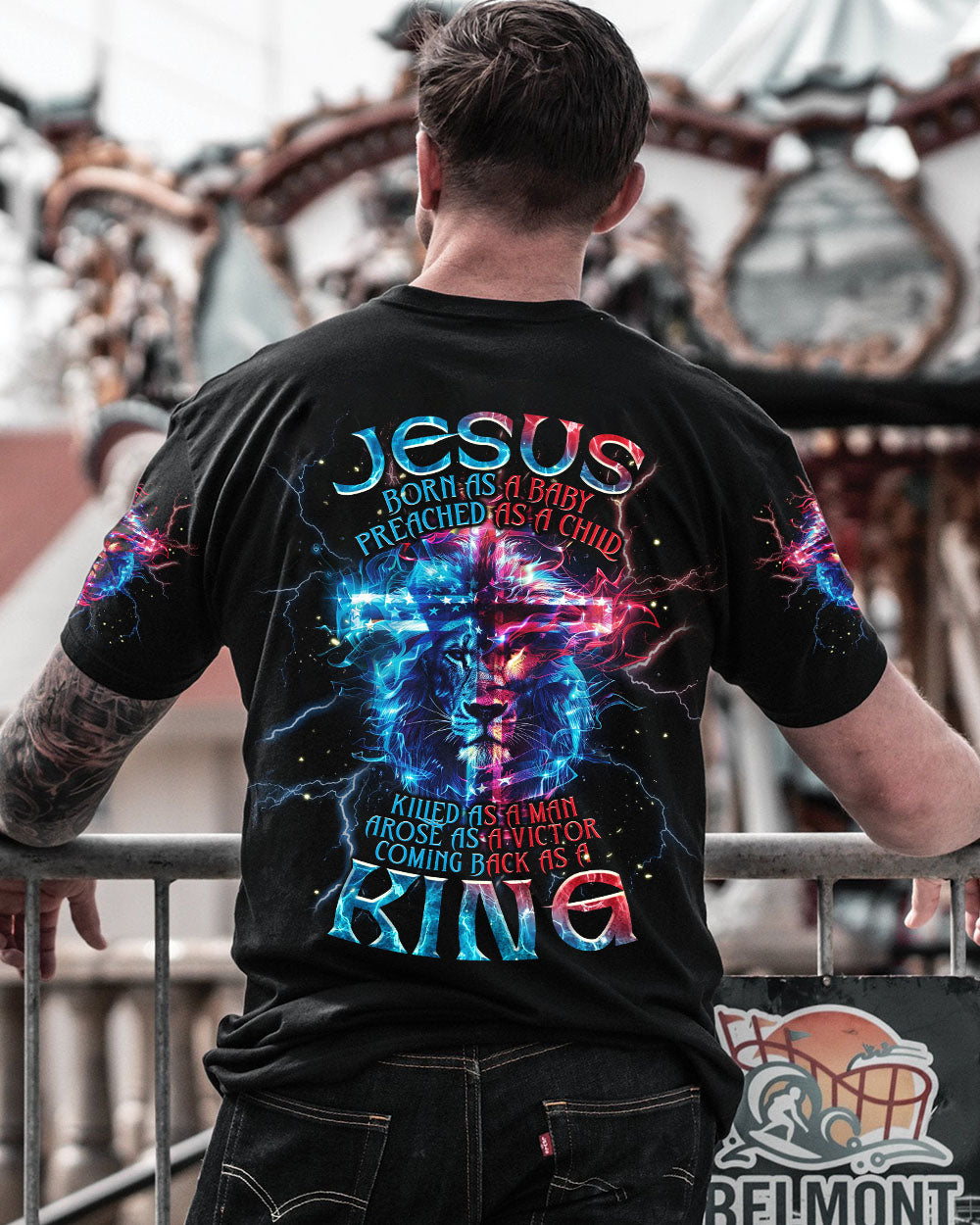 Coming Back As A King Lion Men's All Over Print Shirt - Tlnt0205244