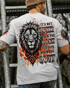 It's Not Over When You Lose Lion Men's All Over Print Shirt - Tltr1809252