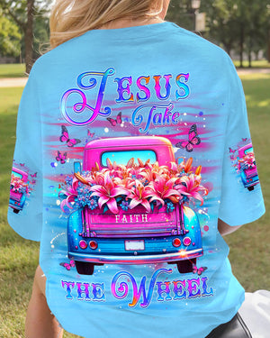 Jesus Take The Wheel Women's All Over Print Shirt - Yhdu1803253
