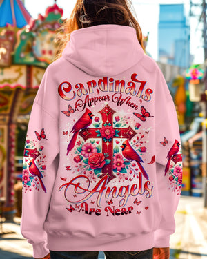 When Cardinals Appear Angels Are Near Women's All Over Print Shirt - Tyqy2402252