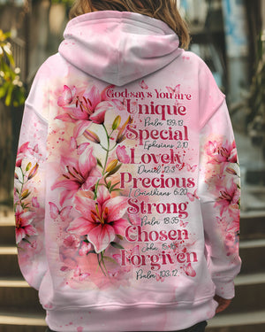 God Says You Are Lilies Women's All Over Print Shirt - Ty0811241