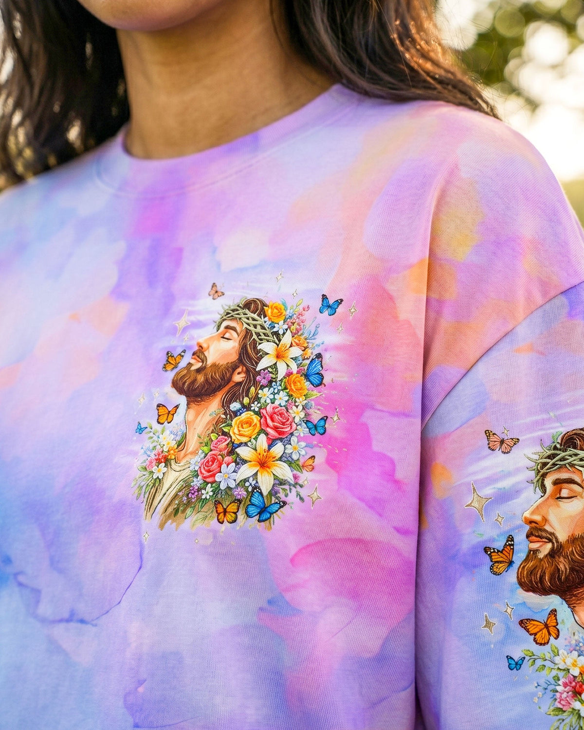 Blessed By God Loved By Jesus Women's All Over Print Shirt - Tyqy2306263