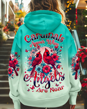 When Cardinals Appear Angels Are Near Women's All Over Print Shirt - Tyqy1902251