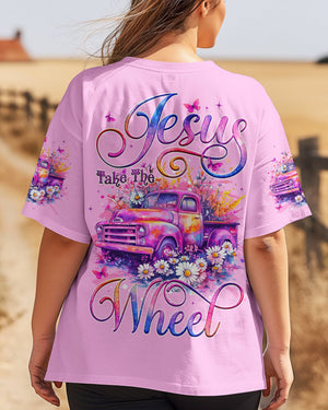 Jesus Take The Wheel Women's All Over Print Shirt - Tyqy0404253
