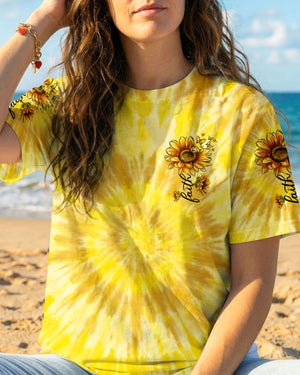 Faith Sunflower Women's All Over Print Shirt - Ty1104261
