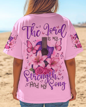 The Lord Is My Strength And My Song Guitar Women's All Over Print Shirt - Tyqy0904254