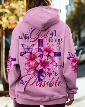With God All Things Are Possible Women's All Over Print Shirt - Tytd2307251