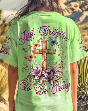 Just Breathe Women's All Over Print Shirt - Tyqy0609241