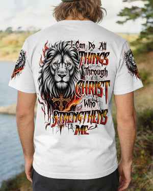 I Can Do All Things Lion Men's All Over Print Shirt - Tytd2001261
