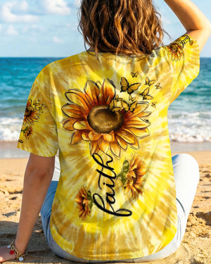 Faith Sunflower Women's All Over Print Shirt - Ty1104261