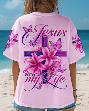Jesus Saved My Life Women's All Over Print Shirt - Tytd0407252
