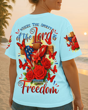 There Is Freedom Women's All Over Print Shirt - Tytd2105251