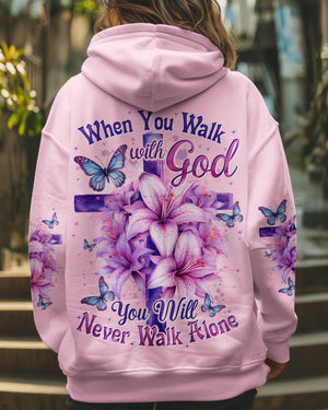 When You Walk With God Women's All Over Print Shirt - Tytd1012241
