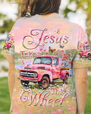 Jesus Take The Wheel Women's All Over Print Shirt - Yhkd3005244