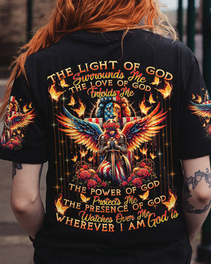 Wherever I Am God Is Women's All Over Print Shirt - Tytd1906244