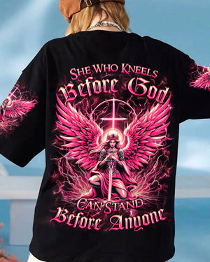 She Who Kneels Before God Women's All Over Print Shirt - Yhkd0304244