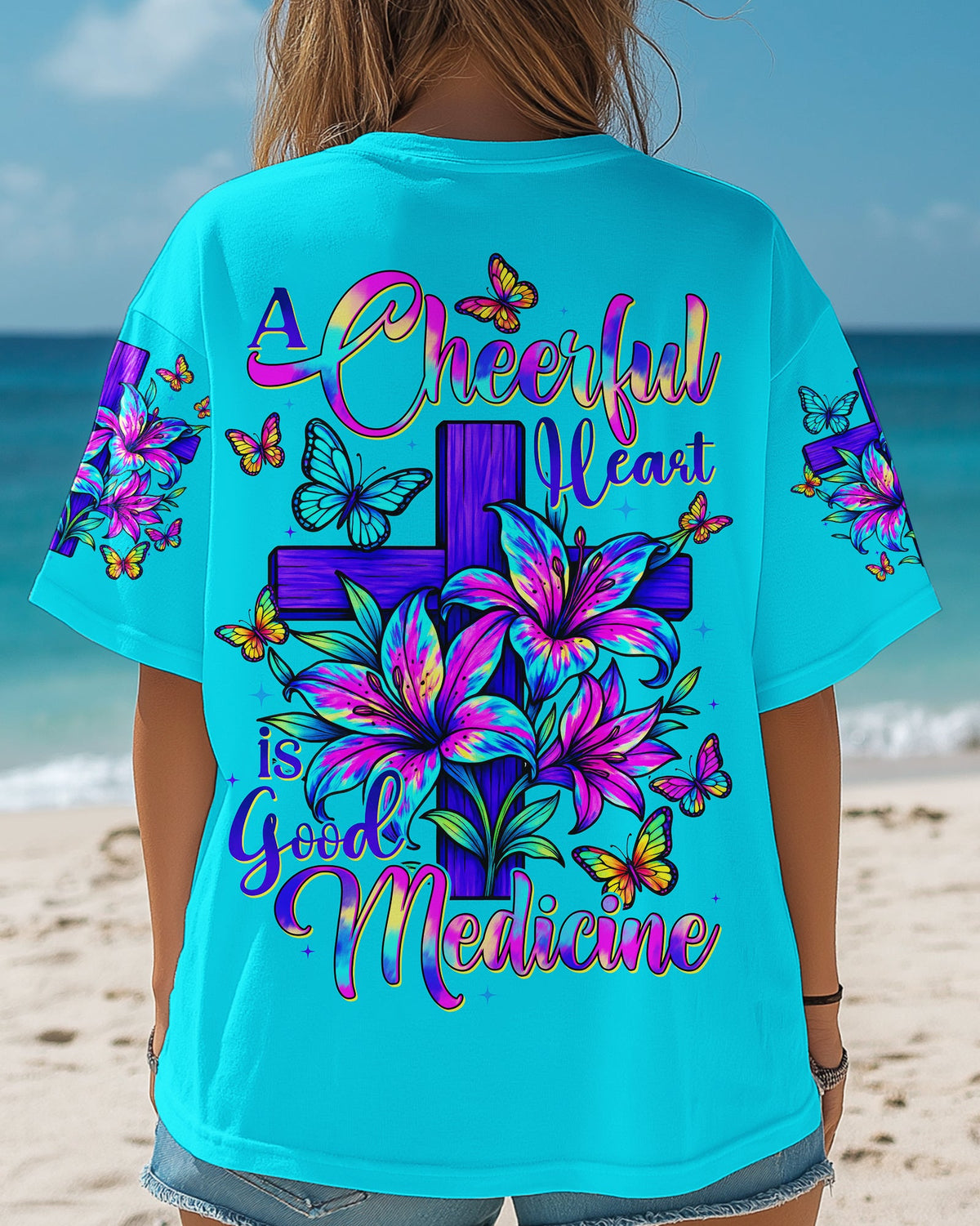 A Cheerful Heart Is Good Medicine Women's All Over Print Shirt - Tytd1707251