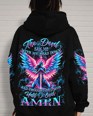 The Devil Saw Me With My Head Down Women's All Over Print Shirt - Yhkd2504242