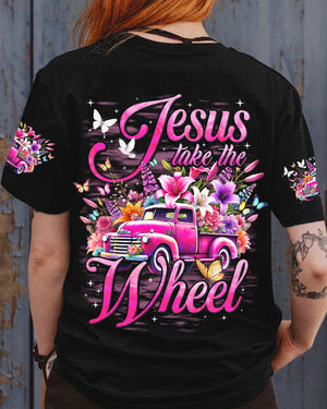 Jesus Take The Wheel Women's All Over Print Shirt - Tyhi2407241