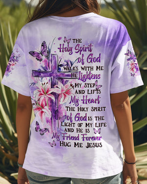 Hug Me Jesus Women's All Over Print Shirt - Tytd1408244