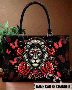 Lion Rose Leather Handbag - Tltr0511244