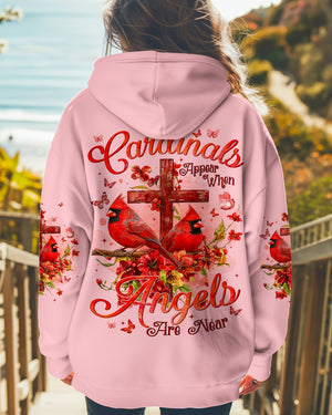 When Cardinals Appear Angels Are Near Women's All Over Print Shirt - Tyqy1812244