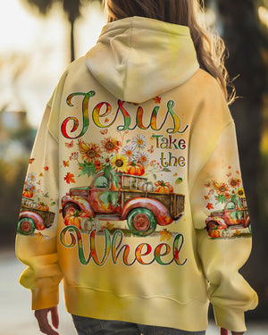 Jesus Take The Wheel Autumn Truck All Over Print Shirt - Tyqy1308242