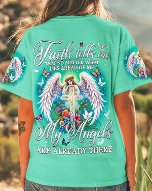 My Angels Are Already There Women's All Over Print Shirt - Tyqy1608241