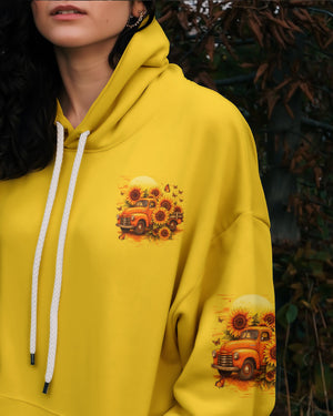 Jesus Take The Wheel Sunflower Women's All Over Print Shirt - Tytd2309252