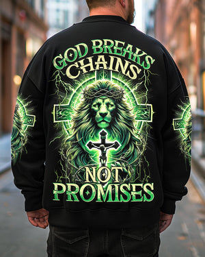 God Breaks Chains Not Promises Lion Men's All Over Print Shirt - Tytm0403251