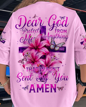 Dear God Protect Me Women's All Over Print Shirt - Tytm2606245