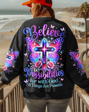 With God All Things Are Possible Women's All Over Print Shirt - Tytm2102252
