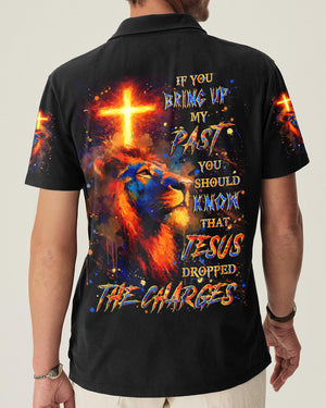 Jesus Dropped The Charges Lion Men's All Over Print Shirt - Yhln110262