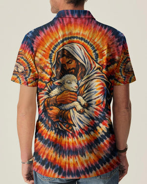 God And Lamb Swirl Men's All Over Print Shirt - Tlhn0503261