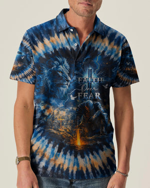 Faith Over Fear Swirl Men's All Over Print Shirt - Tltw0902263