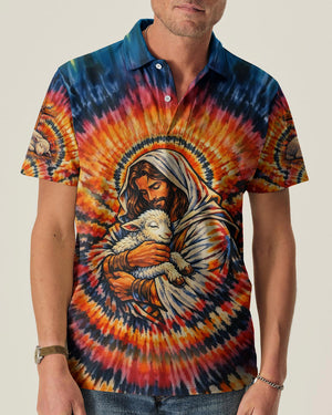 God And Lamb Swirl Men's All Over Print Shirt - Tlhn0503261