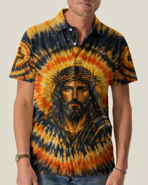 Jesus Halo Of Faith Black & Yellow Swirl Men's All Over Print Shirt - Tltw0602263