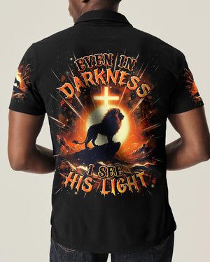 Even In The Darkness Lion Men's All Over Print Shirt -Yhln3001262