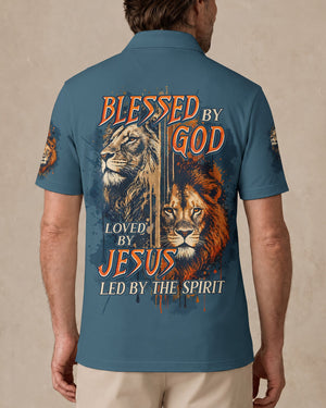 Blessed By God Lion Men's All Over Print - Typq0607264