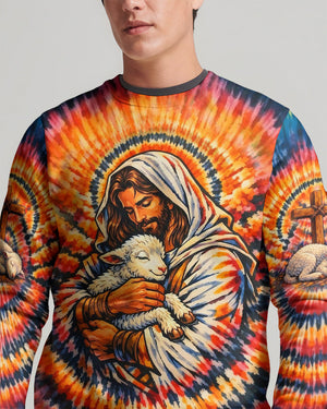 God And Lamb Swirl Men's All Over Print Shirt - Tlhn0503261
