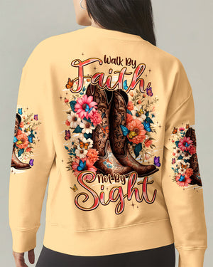 Walk By Faith Not By Sight Women's All Over Print Shirt - Typq2406262