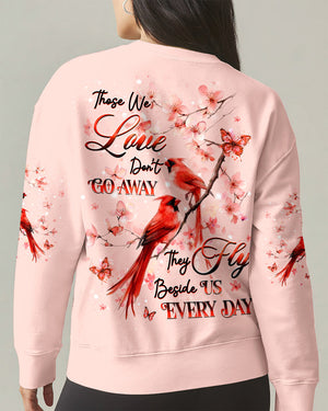 Those We Love Don’t Go Away Cardinal Women's All Over Print Shirt - Tlhg1604263