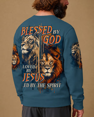 Blessed By God Lion Men's All Over Print - Typq0607264