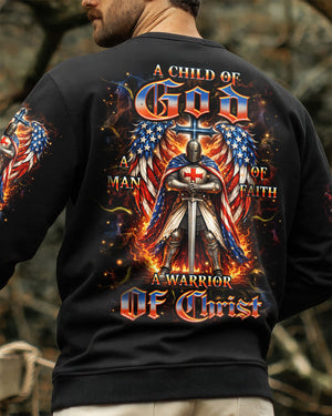A Warrior Of Christ Wings Men's All Over Print Shirt - Tlhn1603261