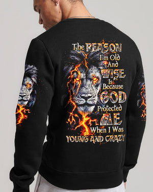 The Reason I’m Old And Wise Lion Men's All Over Print Shirt - Tltw0902261