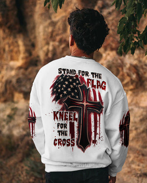 Stand For The Flag Kneel For The Cross Men's All Over Print Shirt - Tltw2005265