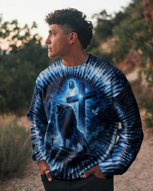 Jesus Dropped The Charges Lion Swirl Men's All Over Print Shirt - Tlno2702261